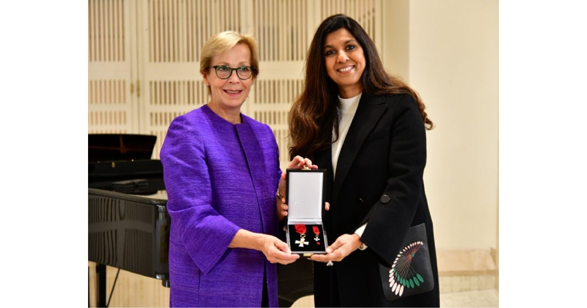 Decoration of Knight First Class of the Order of the Lion of Finland awarded to Geetanjali Vikram Kirloskar